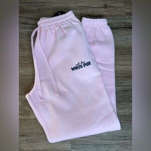 White Fox Jogger Sweatpants